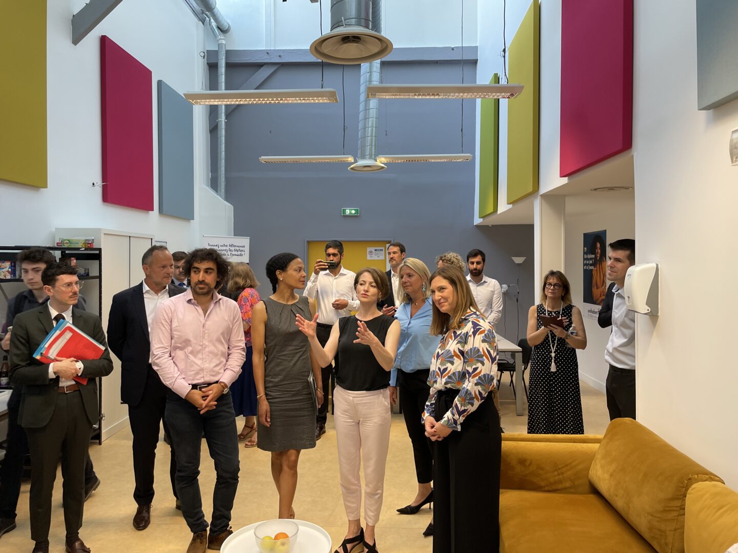 Visite Ministérielle au centre de formation de Courbevoie