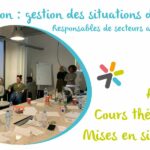 Mise en situation des apprentis pendant la formation